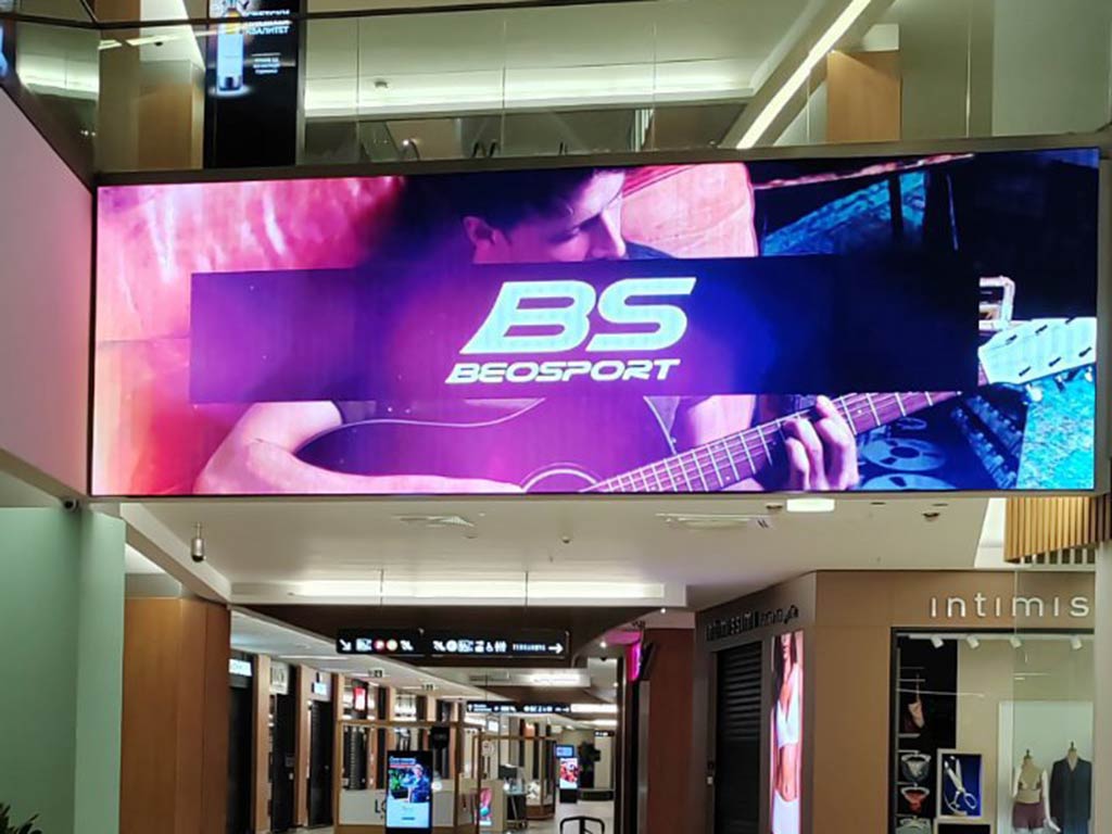 Veliki reklamni LED ekran za hol City mala u Skoplju - POLET LED